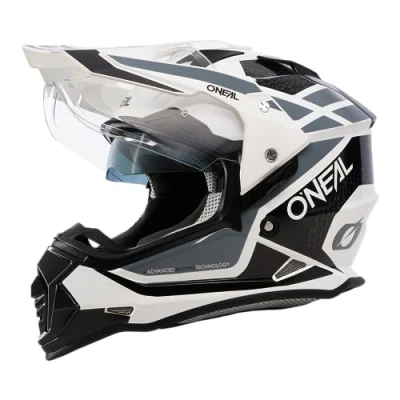 Afbeelding van Oneal Sierra R Motorcross helm, zwart grijs wit, afmeting L voor man