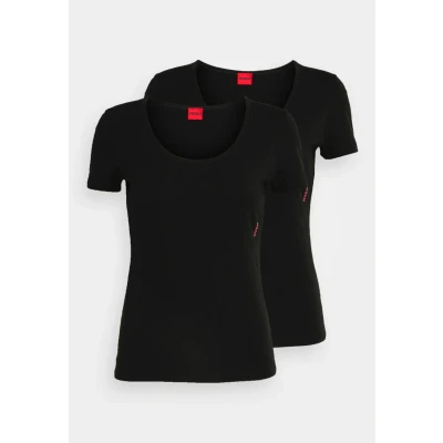 Afbeelding van HUGO TWIN 2 PACK Pyjamashirt, Dames, Maat: XS, Black