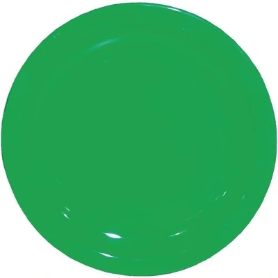 Afbeelding van Olympia Kristallon polycarbonaat borden 23cm groen (12 stuks)
