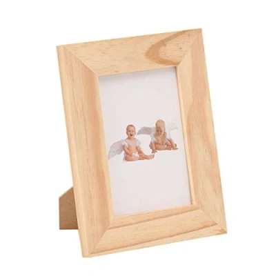 Afbeelding van GLOREX 6 1683 400 Fotolijst van grenenhout met glas, ca. 13 x 17 3 cm groot, frame kan individueel worden versierd en vormgegeven