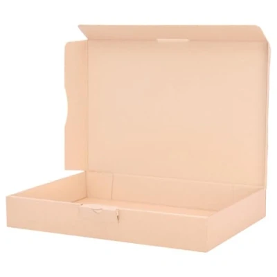 Afbeelding van verpacking Maxi postdozen, 320 x 225 50 mm, maxibrief, MB 4, bruin, verzenddoos, DIN A4 (binnenmaat 315 220 45 mm), verzenddozen boekenzending (50 stuks)