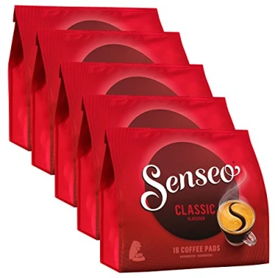 Afbeelding van Senseo Classic, 16 koffiepads, 5 stuks (5 x 111 g)