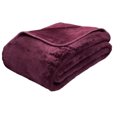 Afbeelding van Gözze Premium Cashmere Feeling deken (niet geïdentificeerd, 130 x 170 cm, Aubergine)