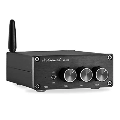 Afbeelding van Nobsound Bluetooth versterker, mini 200W (100W x2) TPA3116 Amp digitale HiFi Stereo Class D Power versterker met voeding (NS 15G)
