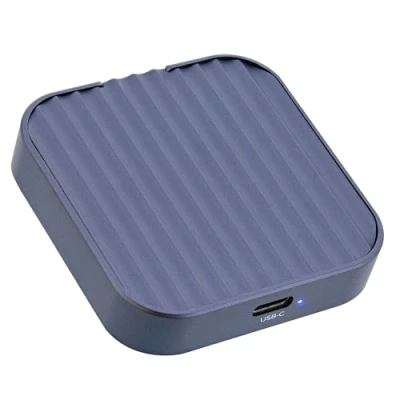 Afbeelding van InLine Clip Case Magnetische USB C behuizing voor SATA III &amp; NVMe M.2 2230 SSD&#039;s (M.2 2230), Harddisk behuizing, Grijs