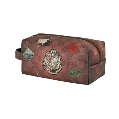 Afbeelding van Harry Potter Railway Brick Plus Travel Toilettas, Bruin, Eén maat, Toilettas