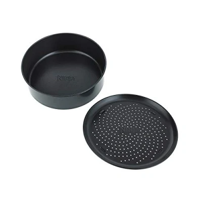 Afbeelding van Ninja 4026J300EUK Foodi 2 delige set bakvormen met antiaanbaklaag, keramische coating, zwart