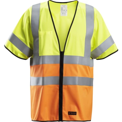 Afbeelding van Snickers 4361 ProtecWork, Vest Klasse 3/2 High Vis Geel/High Oranje