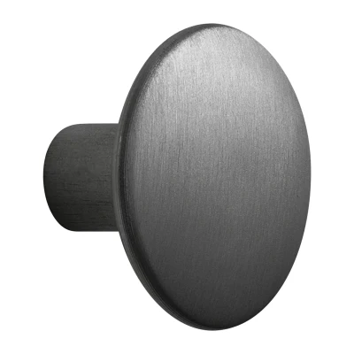 Afbeelding van Muuto The Dots kledinghaak metaal 3,9 cm Zwart