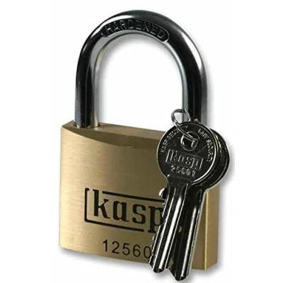 Afbeelding van Kasp K12560A1 messing slot Premium, 60 mm, gelijksluitend