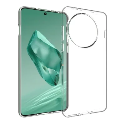 Afbeelding van OnePlus 13R Hoesje Siliconen en TPU (zacht) Accezz Backcover/Softcase Transparant Telefoonhoesje