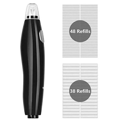 Afbeelding van GuDoQi Elektrische Gum, Automatische USB Oplaadbaar, 86 Stuks Reserve Gums, 2 Maten (2,3mm, 5mm), Draagbaar Voor Tekenen, Schetsen