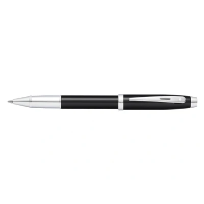 Afbeelding van Sheaffer 100 Glossy Black Lacquer Rollerball Kleur: GrijsZwart De Vulpenwereld