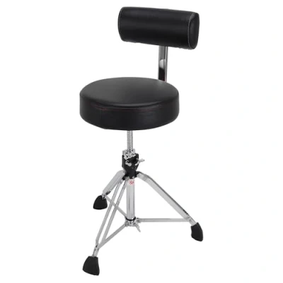 Afbeelding van Gibraltar Hardware 9608RB drumkruk met rugleuning