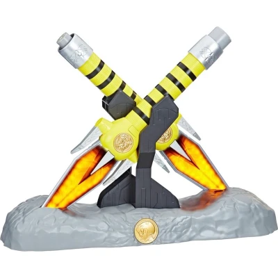 Afbeelding van Hasbro Power Rangers Kostuum Wapen Mighty Morphin Daggers Lightning Collection Premium Roleplay Replica 2022 Multicolours