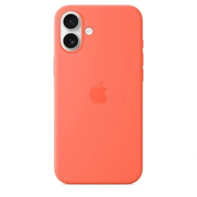 Afbeelding van Apple Silicone Case iPhone 16 Plus Tangerine