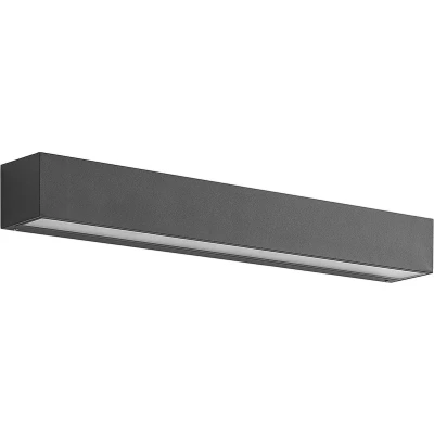 Afbeelding van Lucande LED wandlamp Lengo, 50 cm, antraciet, 1 lamp, IP65