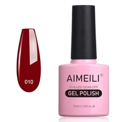 Afbeelding van AIMEILI Gel Nagellak UV LED Gellack Soak Off Polish 10ml Red Vixen (010)