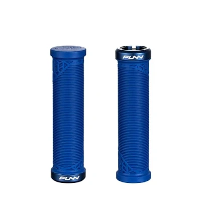 Afbeelding van Funn Hilt JR Mountainbike Handvatten met Enkelvoudige Klemsluiting, Fietsstuurvergrendelingshandvatten een binnendiameter van 19 mm (Blauw)