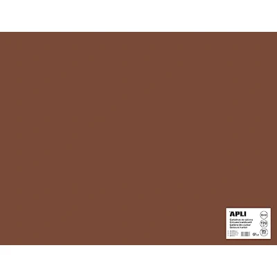 Afbeelding van APLI Bruin Karton 50 x 65 cm 170 g/m² 25 vel