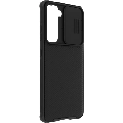 Afbeelding van Samsung Galaxy S21 Plus Back Cover CamShield Pro Armor Case Zwart