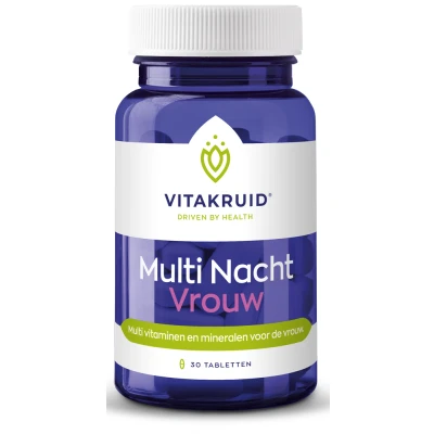 Afbeelding van Vitakruid Multi nacht vrouw 30 tabletten