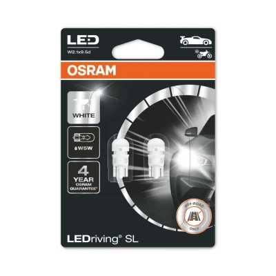 Afbeelding van Osram W5W LED Retrofit Wit W2.1x9.5d 2 Stuks