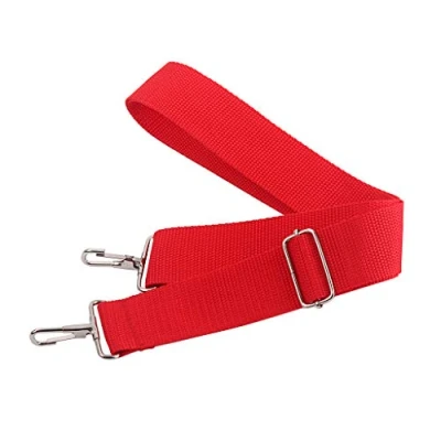 Afbeelding van Alnicov Afrikaanse Drum Strap,Polyester Snare Strap met metalen haak voor Bongo Djembe Drum,Rood