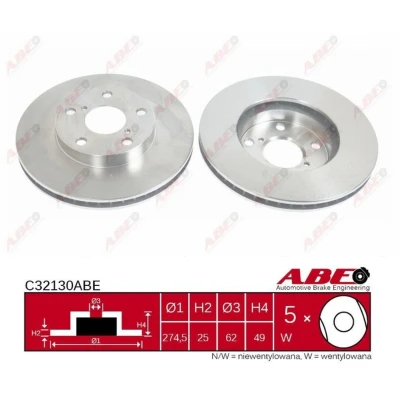 Afbeelding van ABE Remschijven C32130ABE