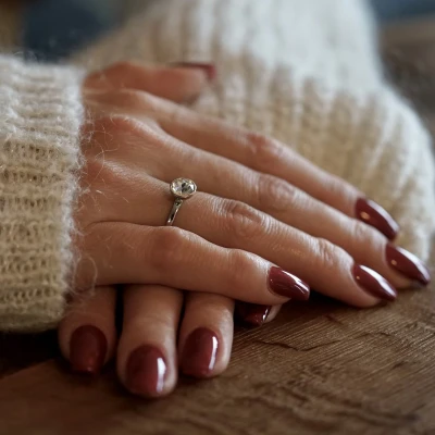 Afbeelding van Swarovski ring zilver