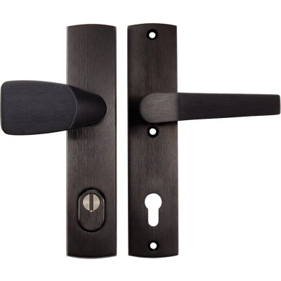 Afbeelding van AXA Premium veiligheidsbeslag Wing knop/kruk zwart met kerntrekbeveiliging PC92 F8 LS SKG***