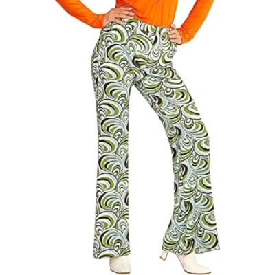 Afbeelding van WIDMANN Groovy jaren 70 golven broek voor vrouwen L / XL