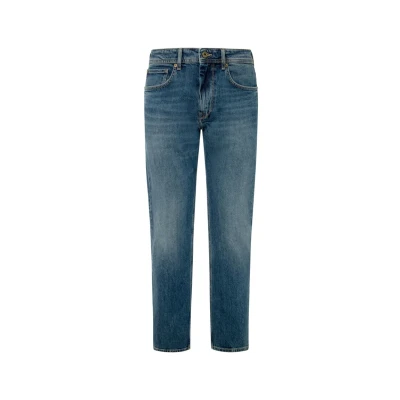 Afbeelding van Pepe Jeans Straight leg jeans, Heren, Maat: 30x32, Dark blue denim
