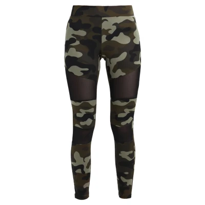 Afbeelding van Urban Classics TECH Legging, Dames, Maat: Small, Wood/black