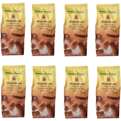 Afbeelding van Golden Flame Houtskool (8x 8 Liter)