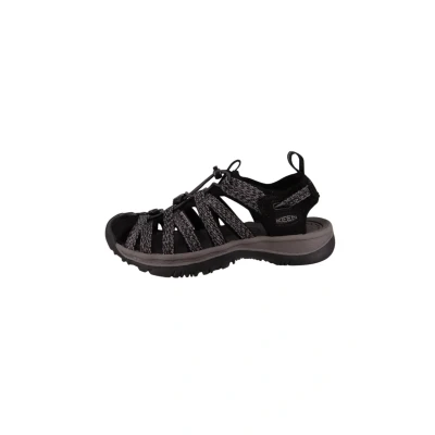 Afbeelding van Keen Damen Trekkingsandalen Sandalen Wanderschuhe Whisper 1028815 Schwarz BLACK/STEEL GREY Polyester Keenfushion EVA Outdoorsandalen, Dames, Maat: 38