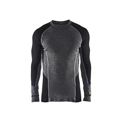 Afbeelding van Blaklader Onderhemd 100% Merino WARM 4897 1732 Medium Grijs/Zwart 5XL