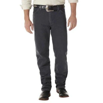 Afbeelding van Wrangler Heren 13MWZ Cowboy Cut Original Fit Jean, zwart, één maat, Grijs, 34W / 32L