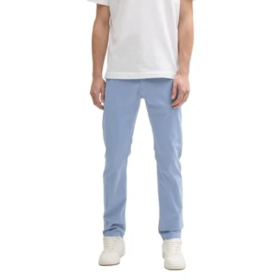 Afbeelding van TOM Tailor Tapered Chino Broek, Heren, Maat: 33x32, Dove blue