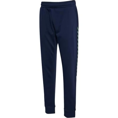 Afbeelding van Hummel Staltic Pants Trainingsbroek, Heren, Maat: Small, Marine/duck green