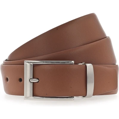 Afbeelding van Vanzetti Leren Riem Dresscode: Business 35mm Cambered Belt W120 Cognac Bruine