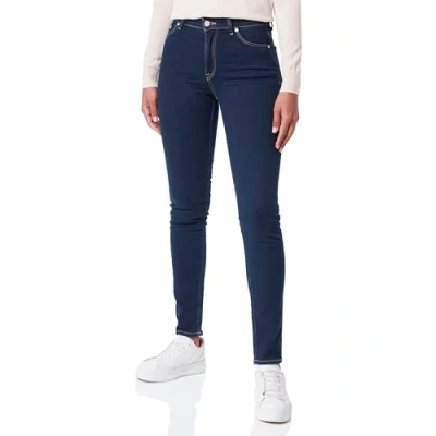 Afbeelding van GANT Dames Slim Super Stretch Jeans, Dark Blue Broken in, standaard, 25W x 30L