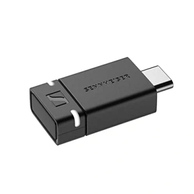 Afbeelding van Sennheiser Consumer Audio BTD 600 Bluetooth® dongle USB A/USB C adapter met AptX audiocodecs voor stabiel geluid naar muziek luisteren, bellen en video&#039;s bekijken