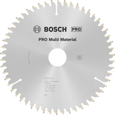 Afbeelding van Bosch cirkelzaagblad 190x30x54t multi material