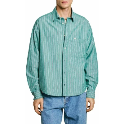 Afbeelding van Pepe Jeans Overhemd, Heren, Maat: Large, Pop green