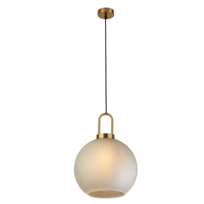 Afbeelding van Searchlight Hanglamp Glas Snowdrop GLobe 36631 1AC