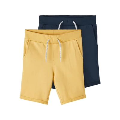Afbeelding van Name it 2P Shorts Blue voor kinderen, Maat: 92,