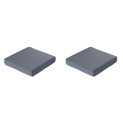 Afbeelding van Madison Lounge Profi Line Zitkussen Manchester denim grey Ca. 73x73 cm Set van 2