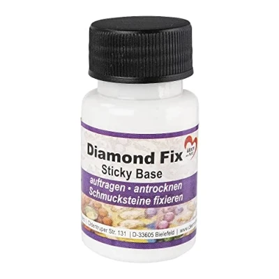 Afbeelding van Ideen mit Herz Diamond Fix Sticky Base Painting lijm voor stenen, aanbrengen, drogen, fixeren, 50 ml