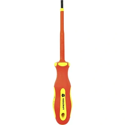 Afbeelding van TOOLCRAFT SL 5.5 VDE, Elektronica en fijnmechanica, Werkplaats Platte schroevendraaier Koplengte: 125 mm